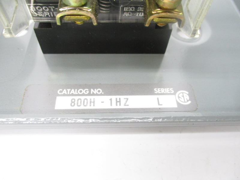 ALLEN BRADLEY 800H-1HZ SER. L (AS PICTURED) NSNP