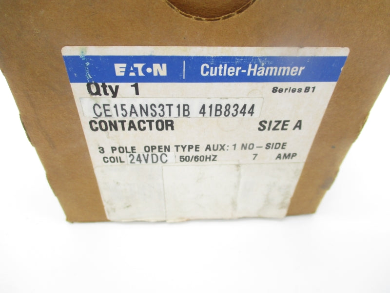 CUTLER HAMMER CE15ANS3T1B SER. B1 24VDC 7A NSMP