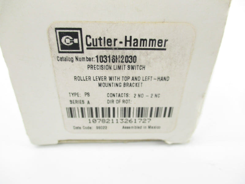 CUTLER HAMMER 10316H2030 SER. A NSMP