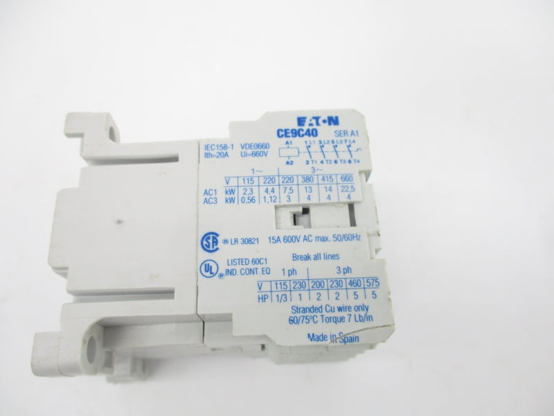EATON CE9C40 SER. A1 110-120V 20A UNMP