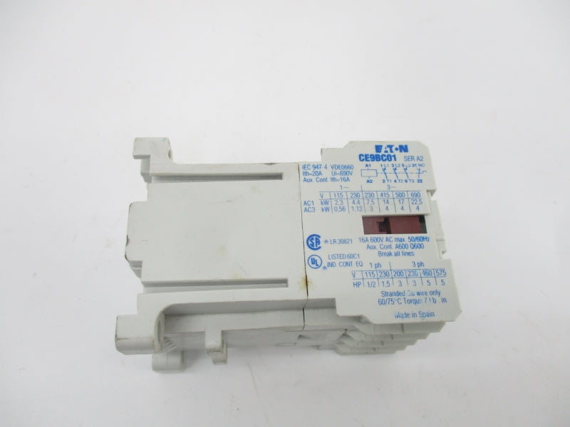 EATON CE9BC01 SER. A2 24VDC 16A UNMP