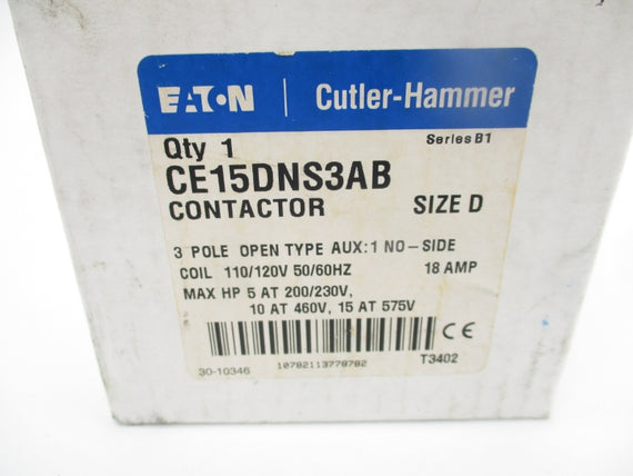 EATON CE15DNS3AB SER. B1 110-120V 18A NSMP