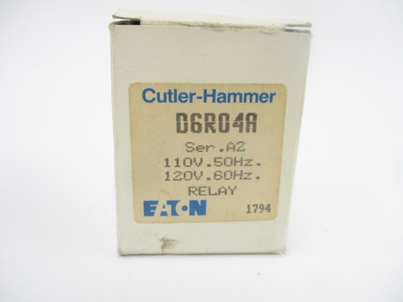 CUTLER HAMMER D6R04A SER. A2 110-120V 16A NSMP