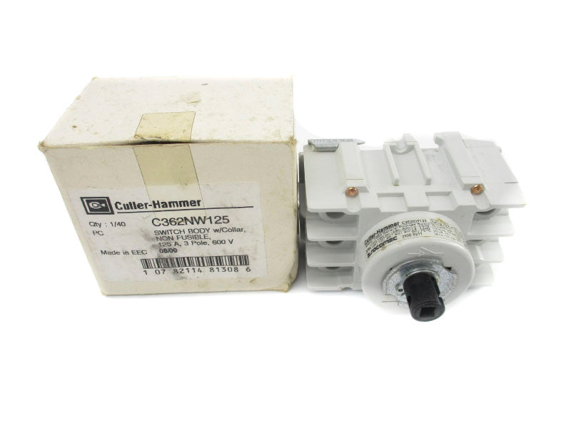 CUTLER HAMMER C362NW125 600VAC 125A NSMP