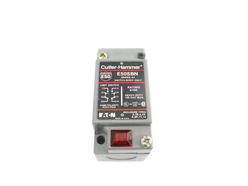 CUTLER HAMMER E50SBN SER. A3 120VAC UNMP