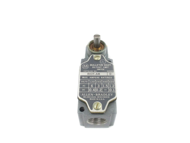ALLEN BRADLEY 802T-AM SER. D 600V NSNP