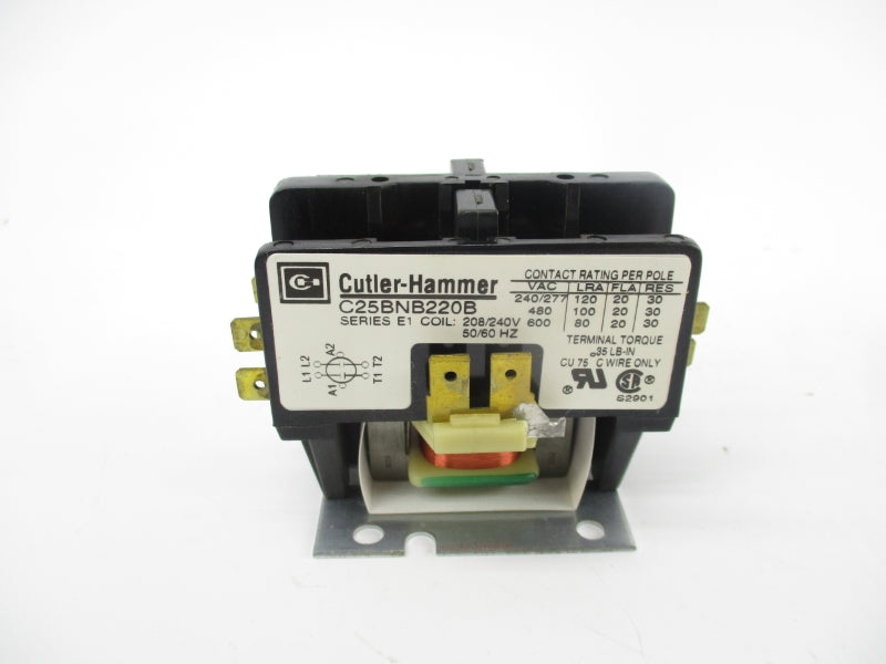 CUTLER HAMMER C25BNB220B SER. E1 208-240V 20A NSMP