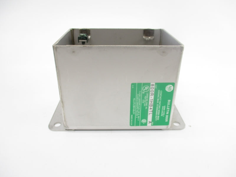 ALLEN BRADLEY 800R-1HB4TL SER. A 600VAC (BR/WH) (AS PICTURED) NSMP