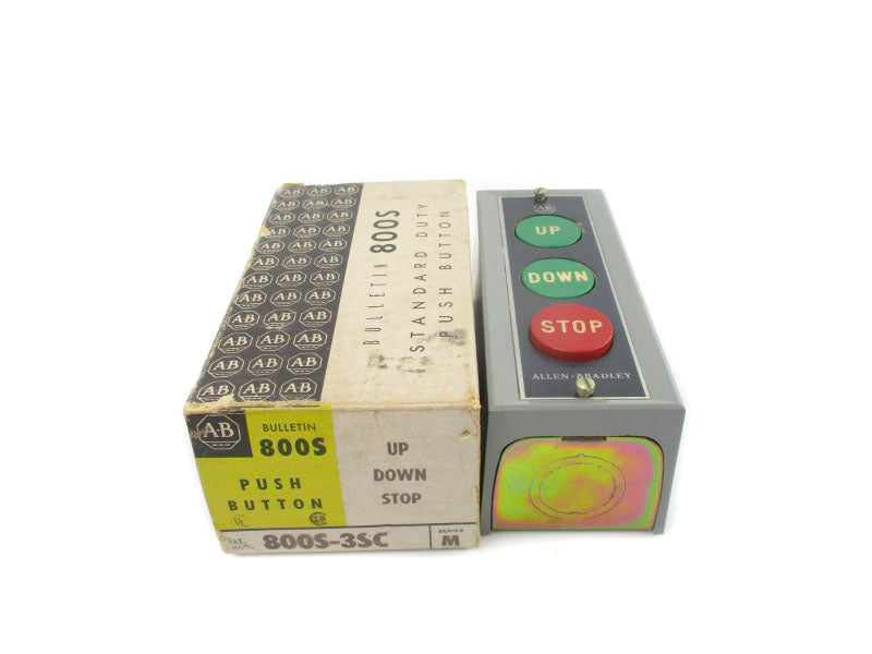 ALLEN BRADLEY 800S-3SC SER. M  600VAC (BK/YL) NSMP