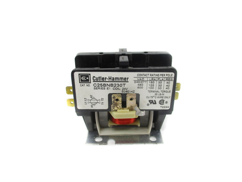 CUTLER HAMMER C25BNB230T SER. E1 24V UNMP