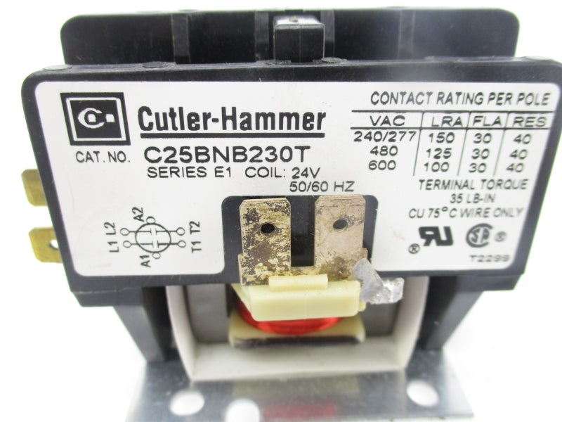CUTLER HAMMER C25BNB230T SER. E1 24V UNMP