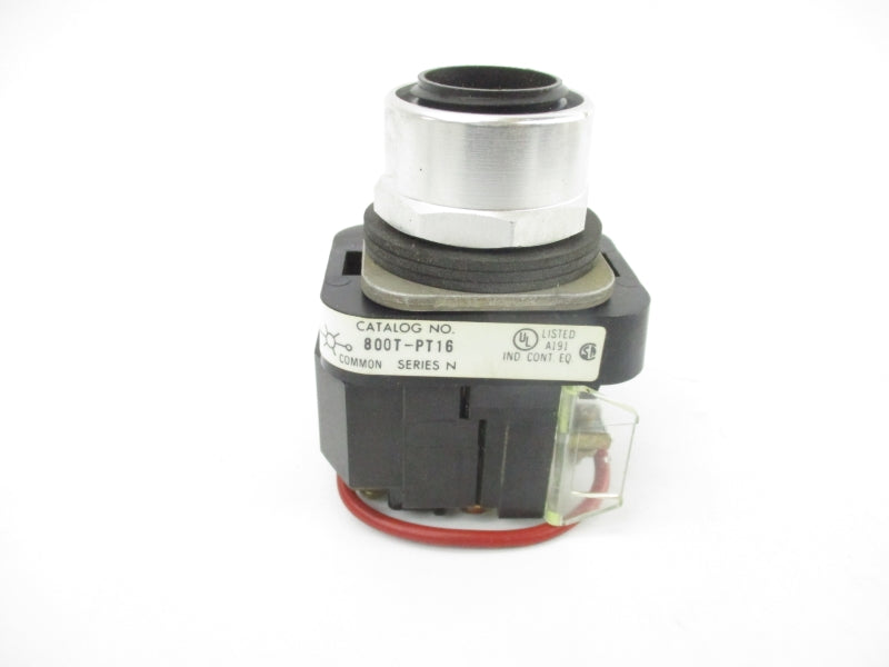 ALLEN BRADLEY 800T-PT16 SER. N 110-120V (BK/YL) (NO BULB) NSMP