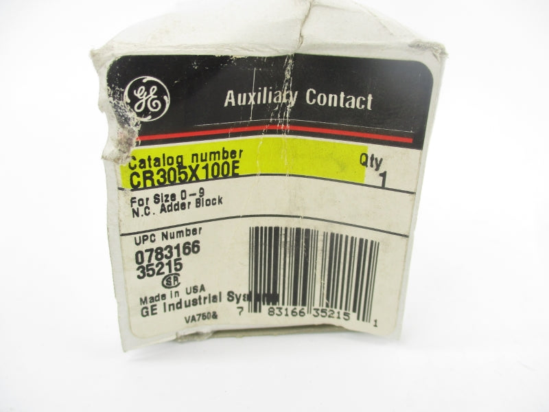 GENERAL ELECTRIC CR305X100E 600VAC NSMP