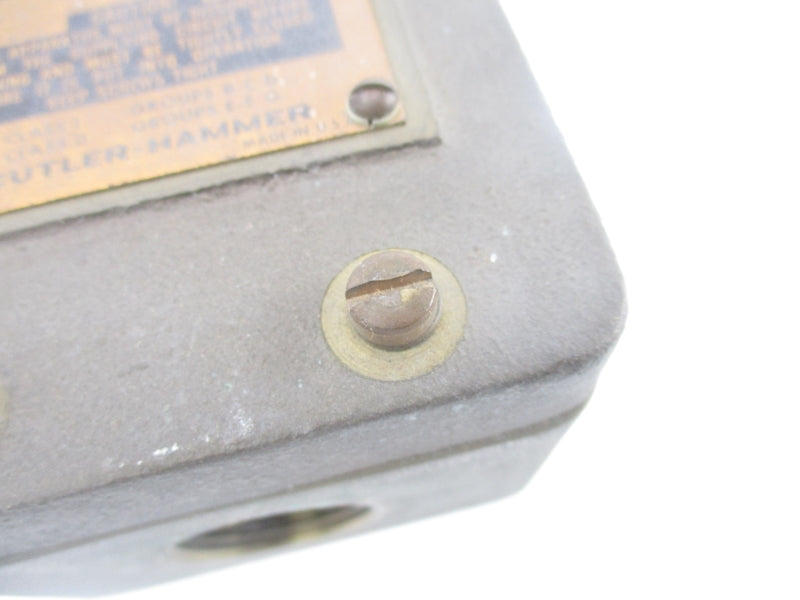 CUTLER HAMMER 10316H2168A 600VAC UNMP