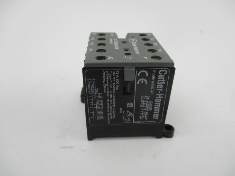 CUTLER HAMMER CE12BNC400 SER. A1 220-240VDC 12A NSNP