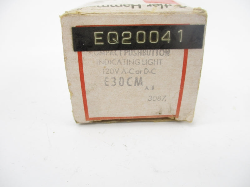 CUTLER HAMMER E30CM SER. A4 120VAC/DC NSMP