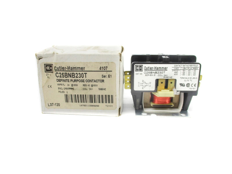 CUTLER HAMMER C25BNB230T SER. E1 24V 30A NSMP