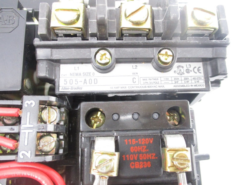 ALLEN BRADLEY 505-AOD SER. C 110-115-120V 18A UNMP