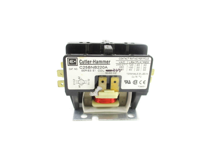 CUTLER HAMMER C25BNB220A SER. E1 24V UNMP