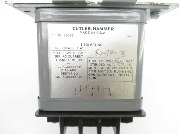 CUTLER HAMMER D60LA SER. A1 UNMP