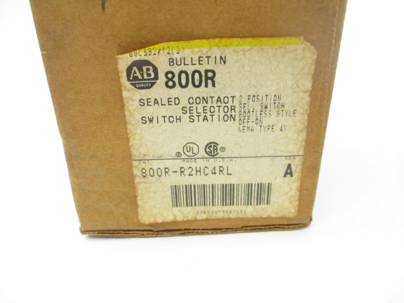 ALLEN BRADLEY 800R-R2HC4RL SER. A 600VAC (BR/YL) NSMP
