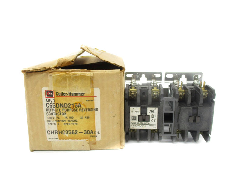CUTLER HAMMER C65DND215A SER. C1 104/120V 15A NSMP