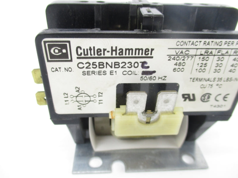 CUTLER HAMMER C25BNB230C SER. E1 480V UNMP