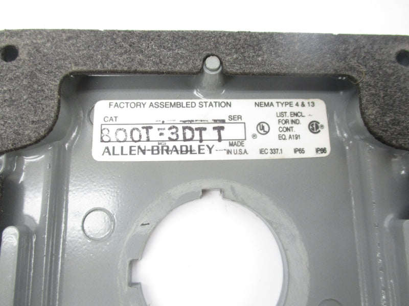ALLEN BRADLEY 800T-3DT SER. T UNMP