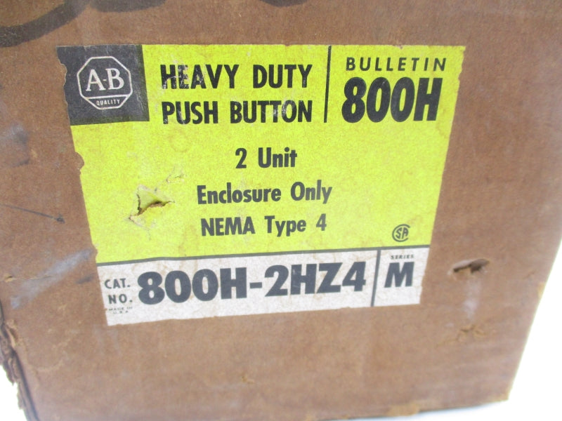 ALLEN BRADLEY 800H-2HZ4 SER. M (BR/YL) NSMP