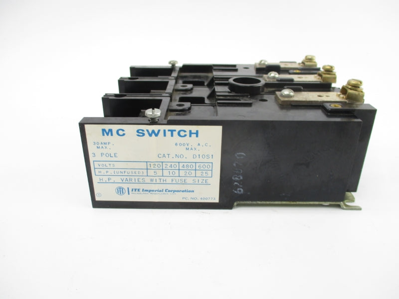 ITE D10S1 600VAC 30A NSMP