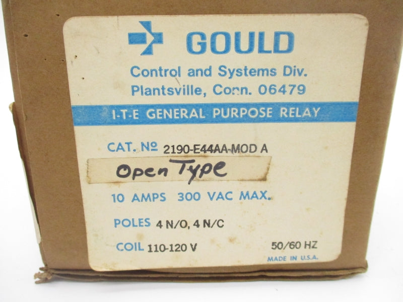 GOULD 2190-E44AA-MODA 110-120V 10A NSMP