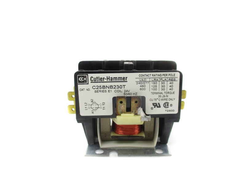 CUTLER HAMMER C25BNB230T SER. E1 24V UNMP