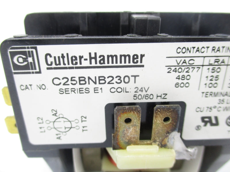 CUTLER HAMMER C25BNB230T SER. E1 24V UNMP