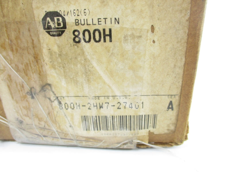 ALLEN BRADLEY 800H-2HW7-27401 SER. A (BR/WH) NSMP
