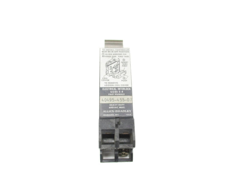ALLEN BRADLEY 40495-455-07 600VAC UNMP