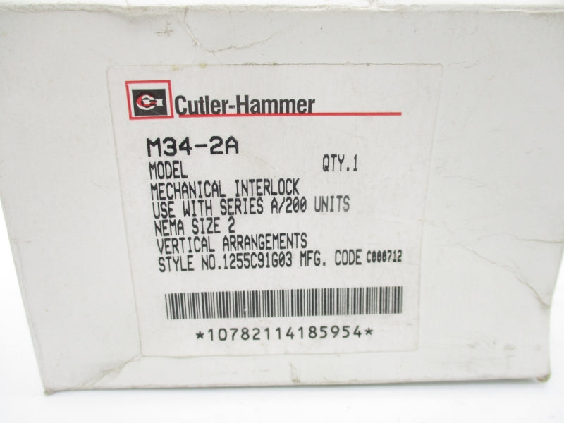 CUTLER HAMMER 1255C91G03 M34-2A SER. A NSMP