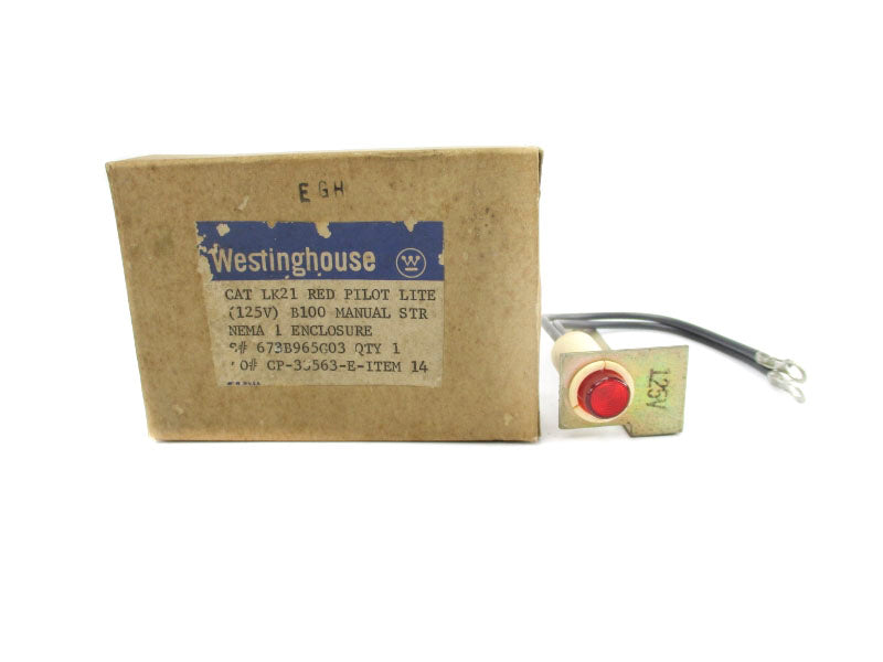 WESTINGHOUSE 673B965G03 LK21 125V NSMP
