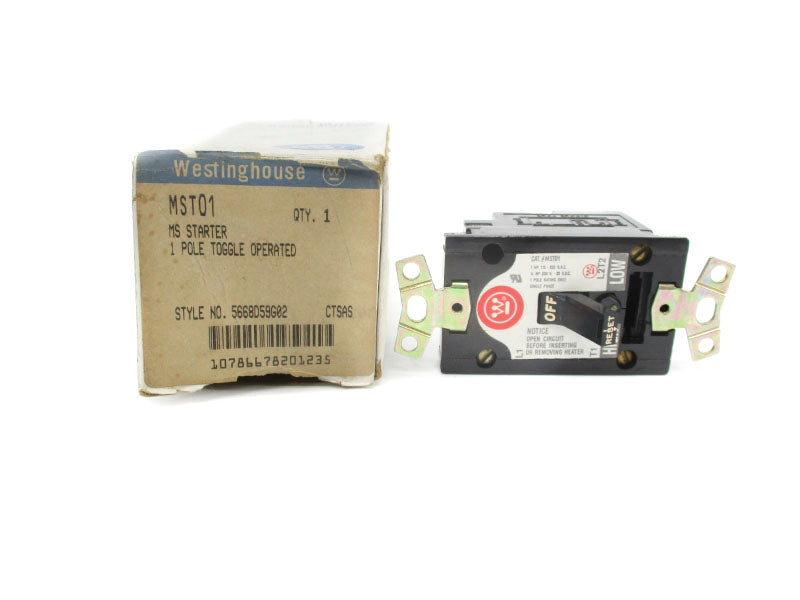 WESTINGHOUSE 5668D59G02 MST01 115-230VAC NSMP