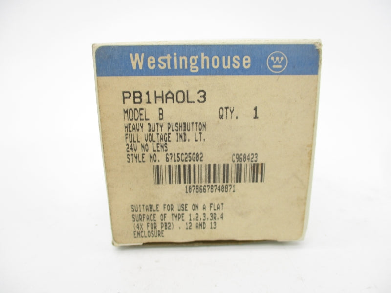 WESTINGHOUSE PB1HA0L3 24V NSMP