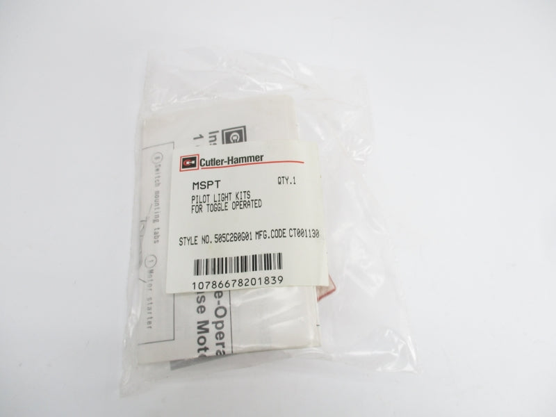 CUTLER HAMMER 505C260G01 MSPT 115-230VAC NSMP