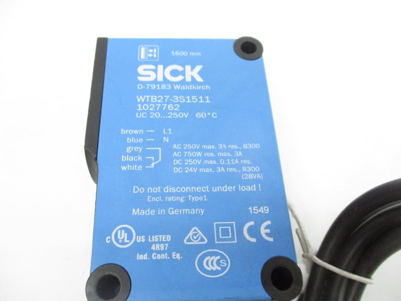 SICK WTB27-3S1511 1027762 20-250V 3A NSNP
