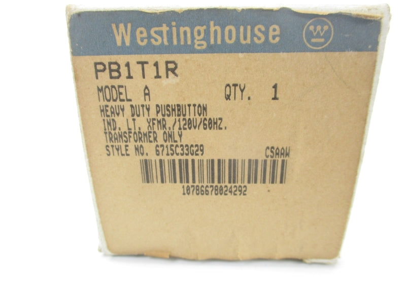 WESTINGHOUSE 6715C33G29 PB1T1R 110/120VAC NSMP