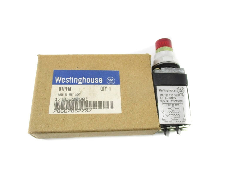WESTINGHOUSE 176C630G01 OTPFM 110/120VAC (RED) NSMP