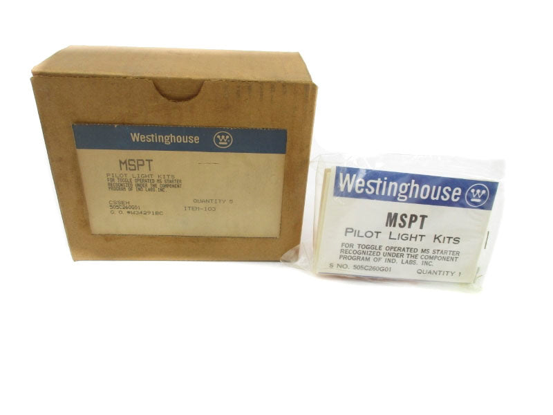 WESTINGHOUSE 505C260G01 MSPT (PKG OF 5) NSMP