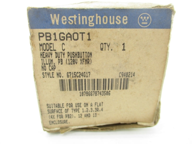 WESTINGHOUSE PB1GA0T1 120V (AS PICTURED) NSMP