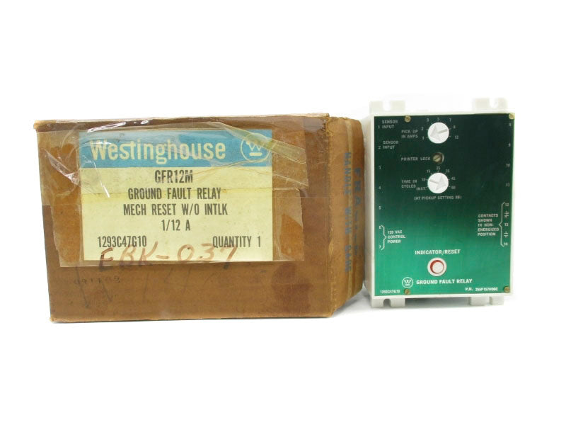 WESTINGHOUSE 1293C47G10 GFR12M 600VAC 1-12A NSMP