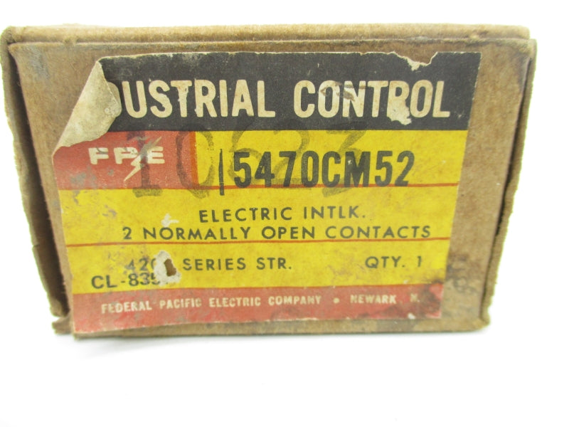 FEDERAL PACIFIC 5470CM52 600V NSMP