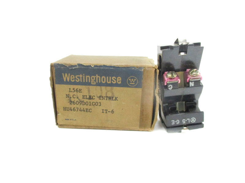 WESTINGHOUSE 2609D01G03 L56E 600V NSMP