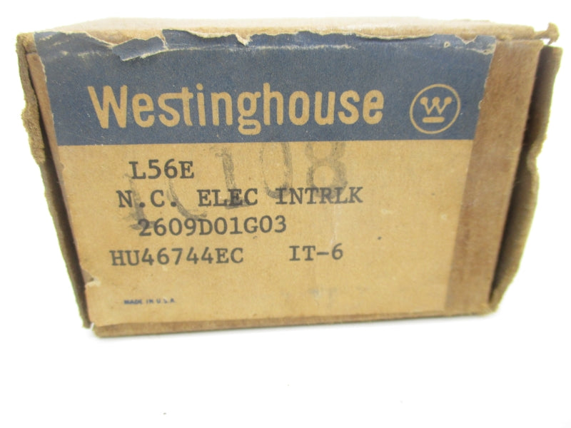 WESTINGHOUSE 2609D01G03 L56E 600V NSMP