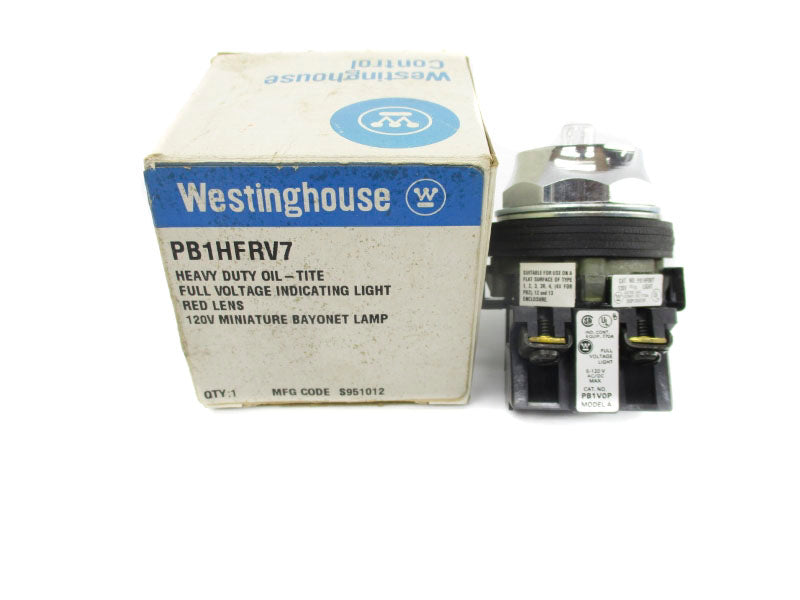 WESTINGHOUSE PB1HFRV7 120VAC/DC (AS PICTURED) NSMP